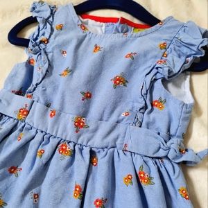 Penelope blue floral dress size 3T